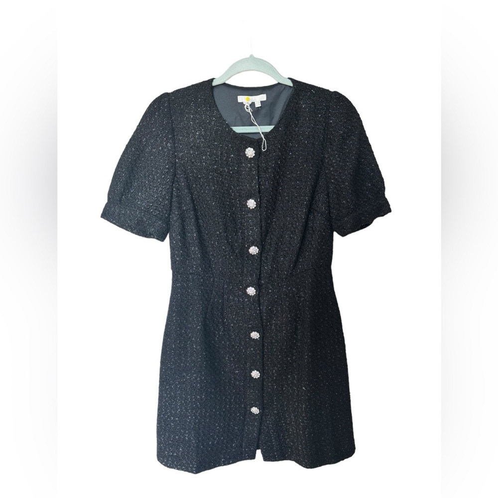 Boden Textured Tweed Mini Dress - Picture 5 of 8